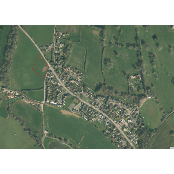 LAND AT BAILEYS HAY MATHERN AERIAL PLAN