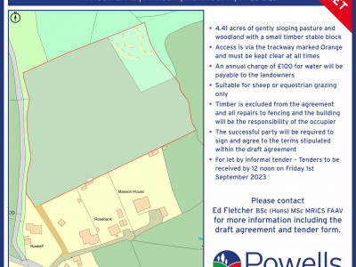 Land to Let at Manson Lane Monmouth