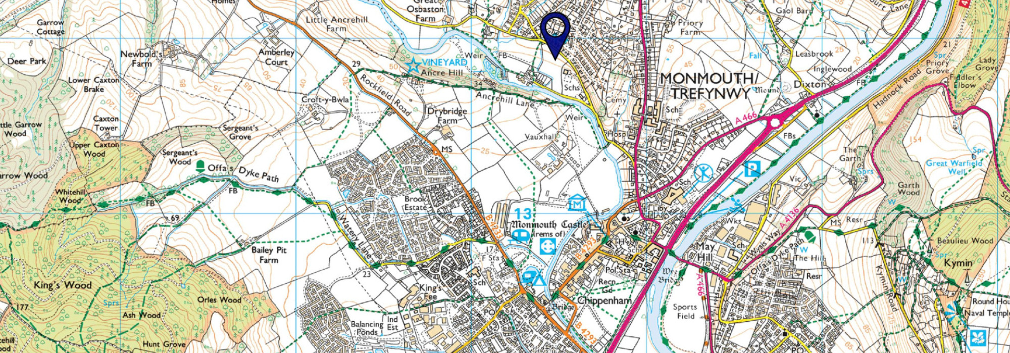 1 25k Plan Land at Osbaston