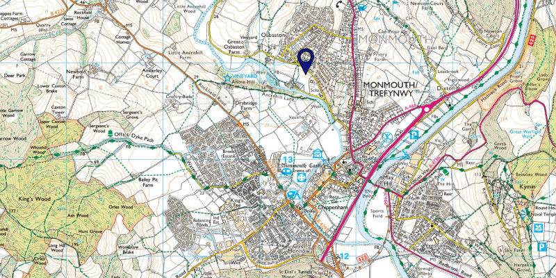 1 25k Plan Land at Osbaston