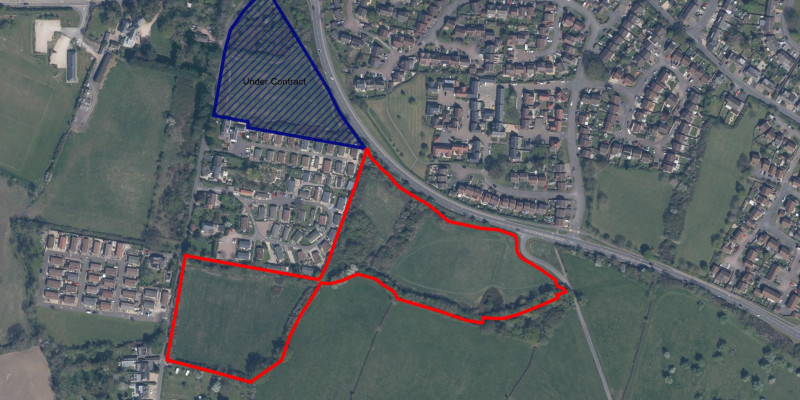 Land off Up Hatherley Way Aerial Plan
