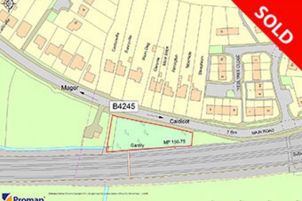Sale Plan for Land at Undy